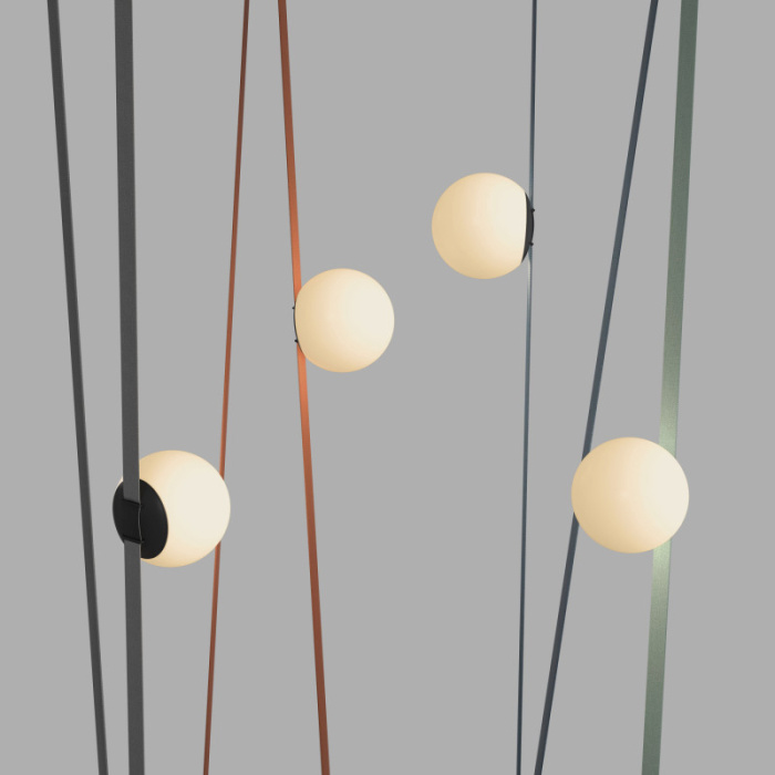 Светильник на шине Denkirs BELTY ORB DK5551-BK