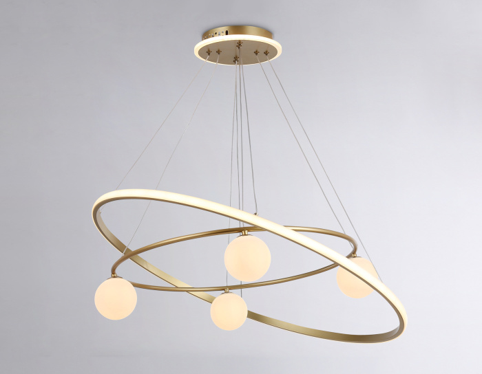 Подвесной светодиодный светильник со сменной лампой и с пультом управления Ambrella light FL66328