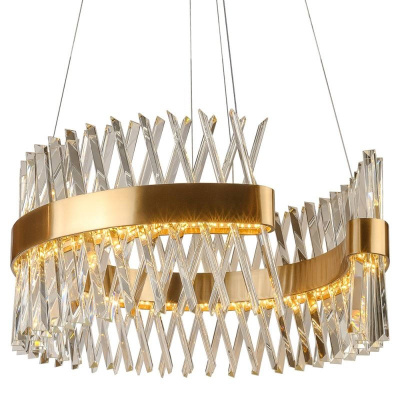 Светодиодная подвесная люстра L&#039;Arte Luce Luxury Recinto L45806 с элементами из хрусталя