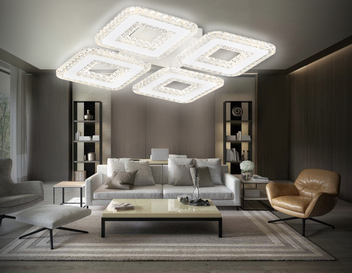 Потолочный светодиодный светильник с пультом Ambrella light FA4004