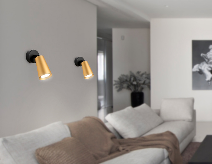 Накладной поворотный спот со сменной лампой GU10 Ambrella light TA13135