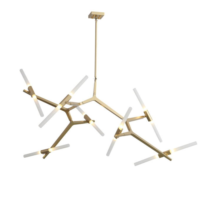 Люстра подвесная ST-Luce Золото/Белый G9 14*40W SL947.202.14