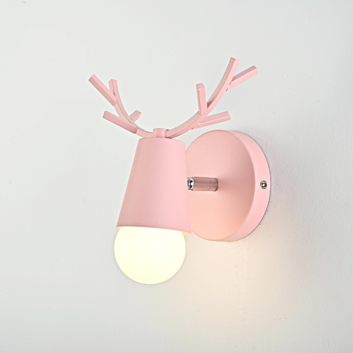 Бра с рожками DEER A Pink ImperiumLoft