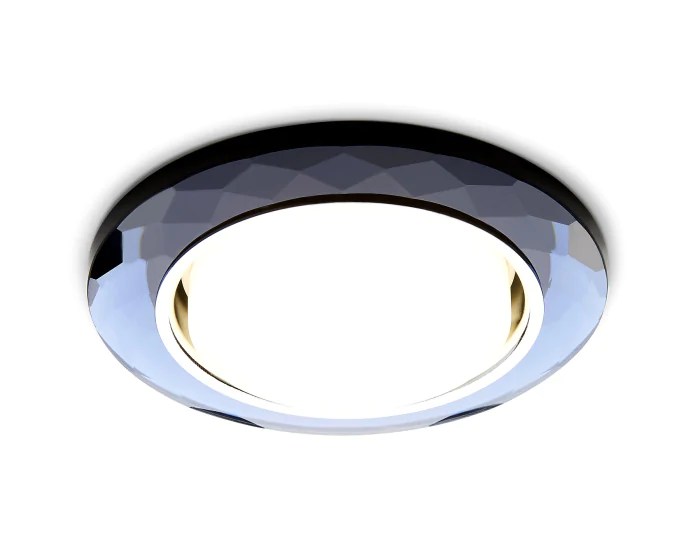 Встраиваемый точечный светильник GX53 Ambrella light G8077 BK