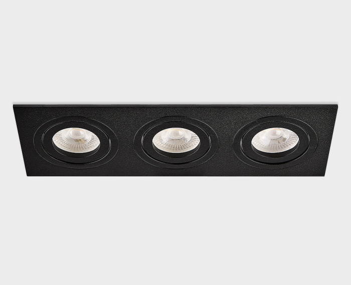 Встраиваемый светильник Italline SAG303-4 black/black