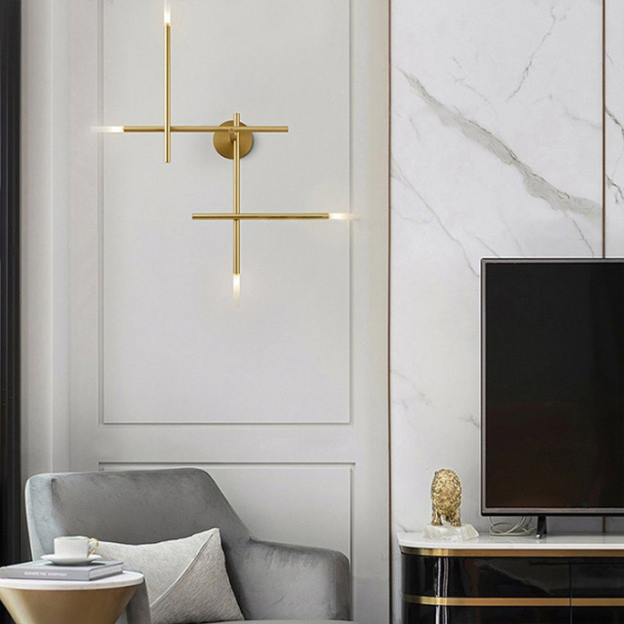 Настенное бра TRAVERSE WALL Gold H83 ImperiumLoft