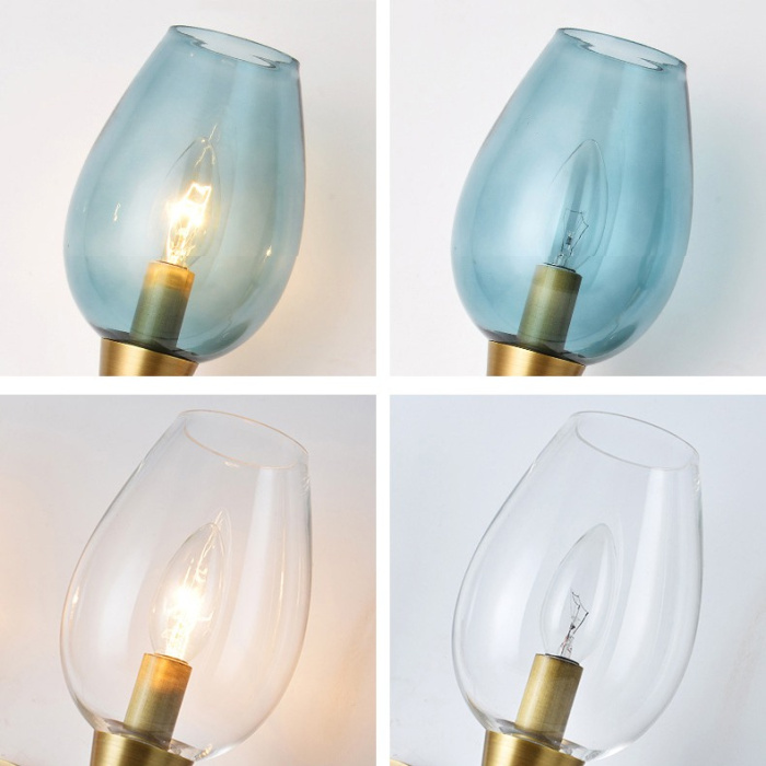 Настенный светильник VIOLA WALL 1 Blue ImperiumLoft