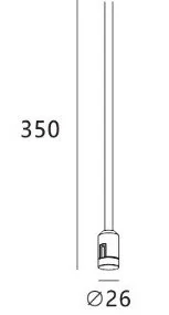 Потолочный крепеж ITALLINE IT010-4016 black
