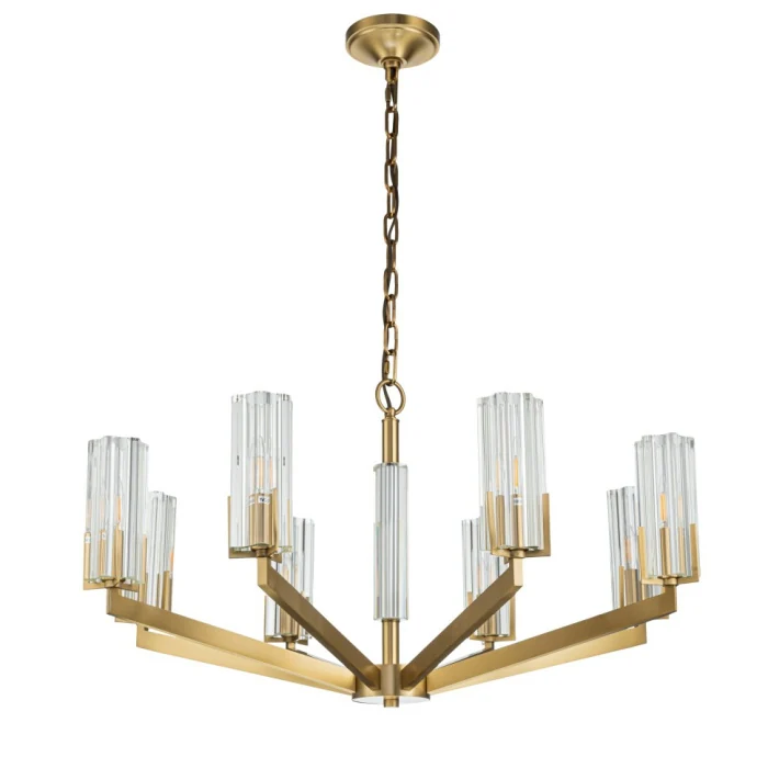 Подвесная люстра Belfast Malone 6035-8 BR CL