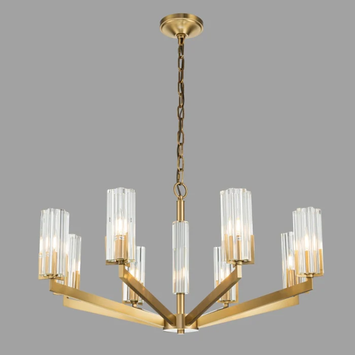 Подвесная люстра Belfast Malone 6035-8 BR CL