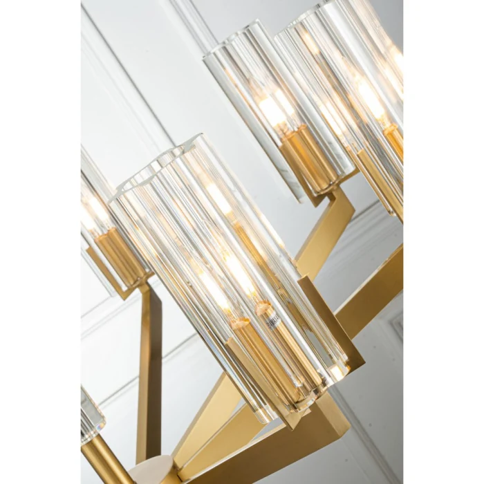 Подвесная люстра Belfast Malone 6035-8 BR CL