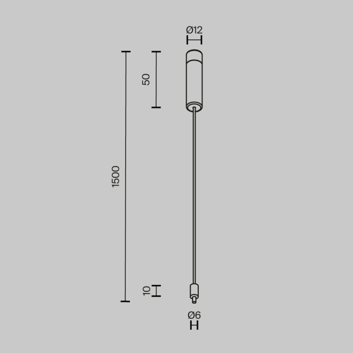 Основание и тросовый подвес для системы Axity Maytoni CA009PM-BS