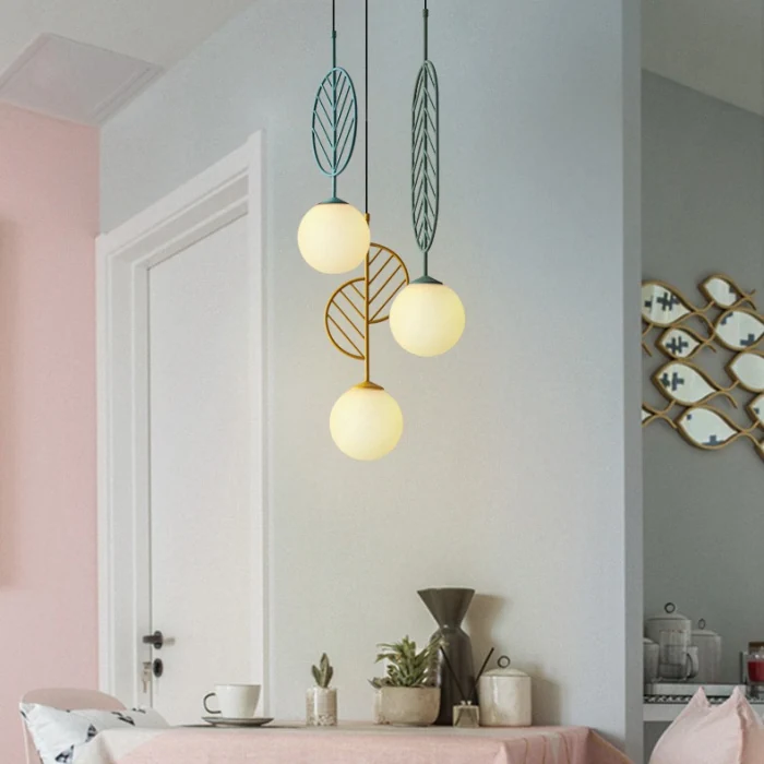 Подвесной светильник LEAF A Голубой ImperiumLoft