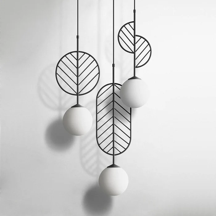 Подвесной светильник LEAF A Голубой ImperiumLoft