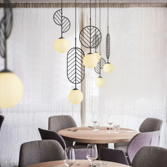 Подвесной светильник LEAF A Голубой ImperiumLoft