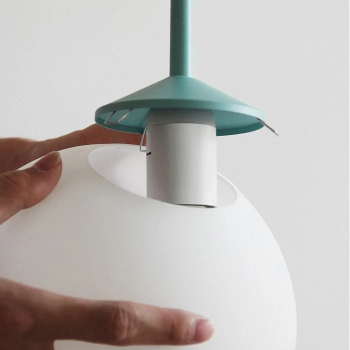 Подвесной светильник LEAF A Голубой ImperiumLoft