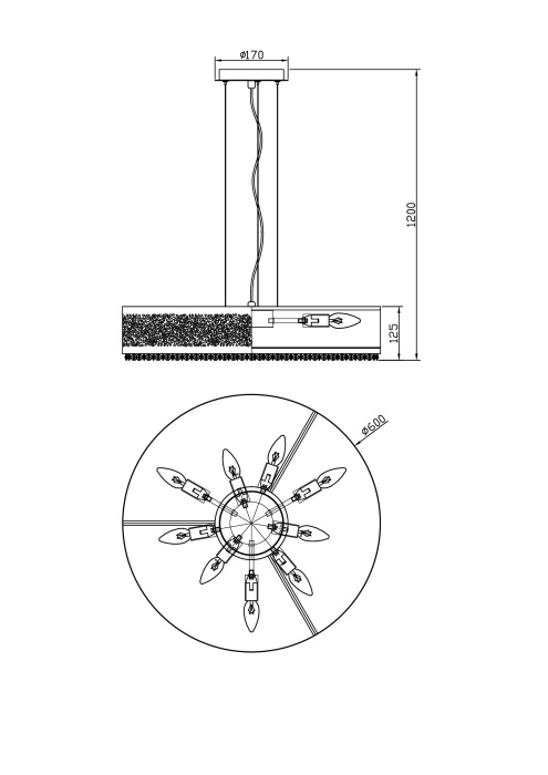 Подвесной светильник Lucia Tucci fabian 1552.9 gold