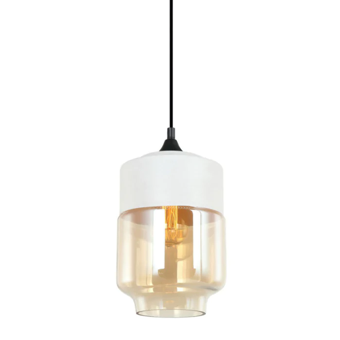 Подвесной светильник NORD A D18 White/Amber ImperiumLoft
