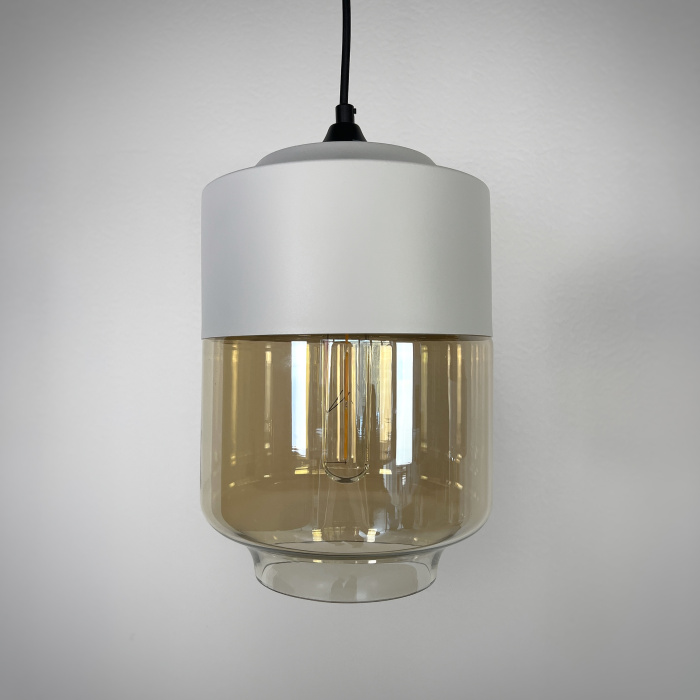 Подвесной светильник NORD A D18 White/Amber ImperiumLoft