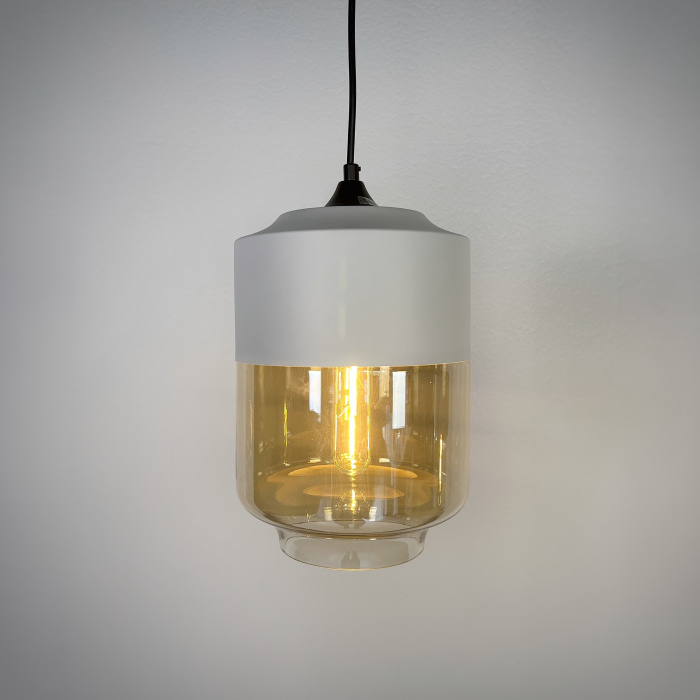 Подвесной светильник NORD A D18 White/Amber ImperiumLoft