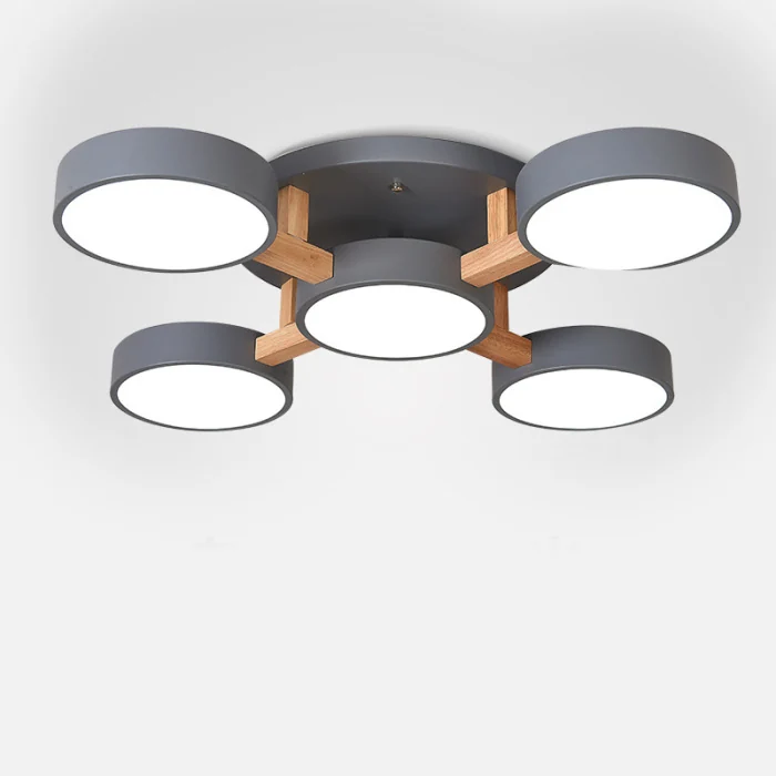 Потолочная люстра JOIST 5 Gray ImperiumLoft