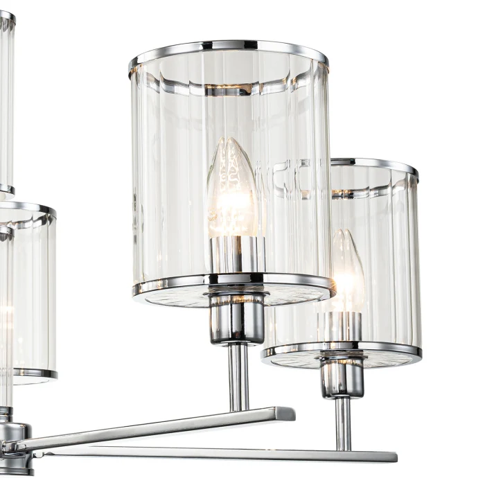 Люстра потолочная на штанге DANTE INDIGO V000411