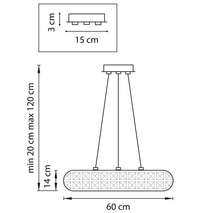 Подвесная люстра ONDA LIGHTSTAR 741104