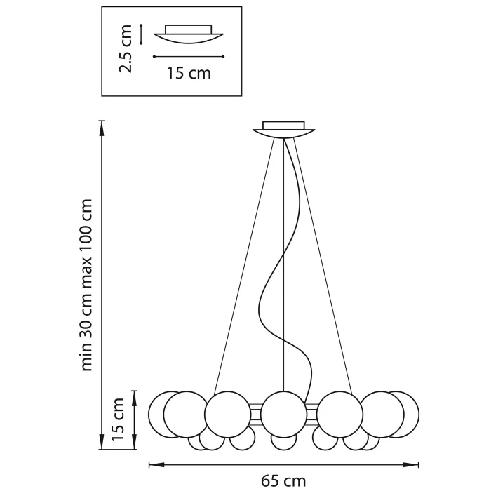 Подвесная люстра Sferetta LIGHTSTAR 801124