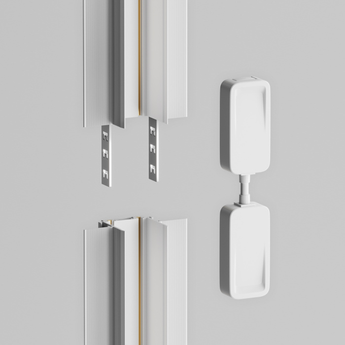 Коннектор питания прямой Radity встраиваемый белый Maytoni TRA084C-W-12