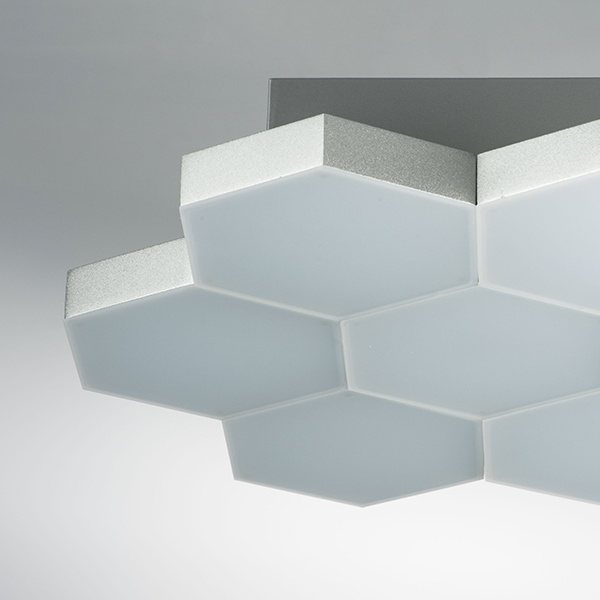 Светильник потолочный FAVO LED-35W 1680LM Silver 3000K (в комплекте) 750072 (MX13003032-7А)