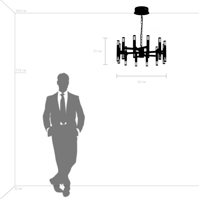 Люстра подвесная Iris Lightstar 734247