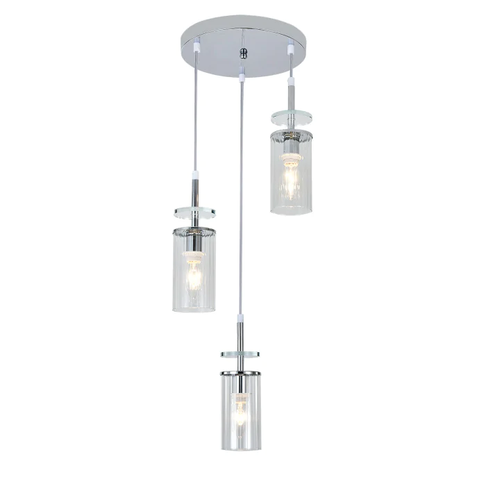 Подвесной светильник AVOLTO ESCADA 10191/3 Chrome