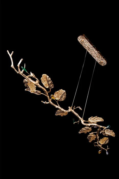 Подвесная люстра Leon Olivia LE3037/1580L GD