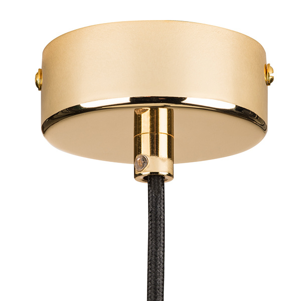 Светильник подвесной DUMO 1х40W E14 ЧЕРНЫЙ МАТОВЫЙ/ЗОЛОТО (в комплекте) 816017 (MD8506/1A)