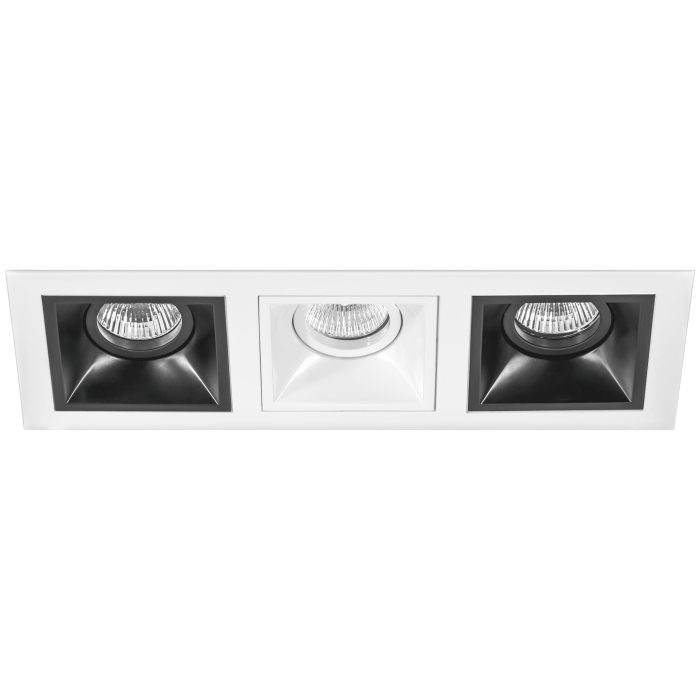 Комплект из светильников и рамки DOMINO Domino Lightstar D536070607