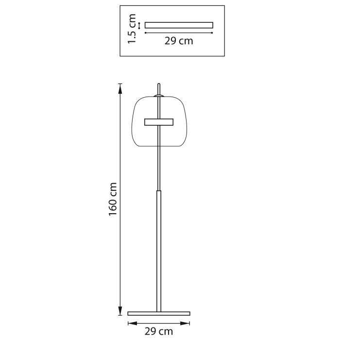Торшер Cupola Lightstar 804718