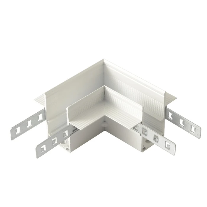 Соединитель для магнитного встраиваемого шинопровода для ГКЛ12,5 мм угловой SPACE Crystal Lux CLT 0.223 11 WH