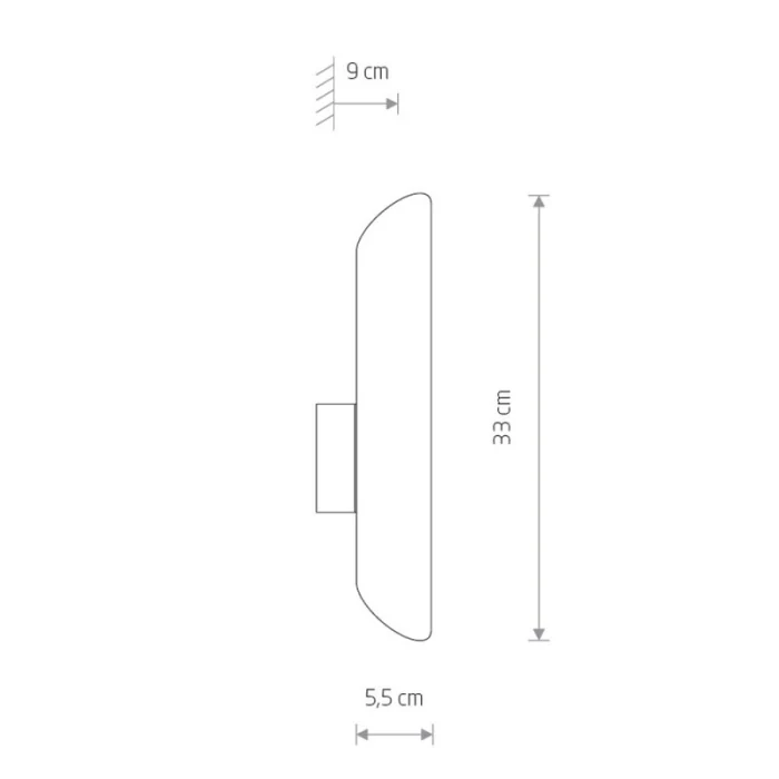 Бра Nowodvorski Eye wall cut White 7993