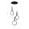 Подвесной светильник ST LUCE SHAPE SL6131.403.36