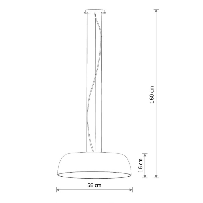 Подвесная люстра Nowodvorski Satellite M White 11233