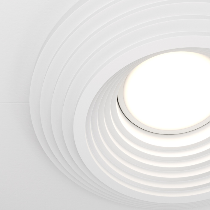 Встраиваемый светильник Maytoni Gyps Modern DL004-1-01-W