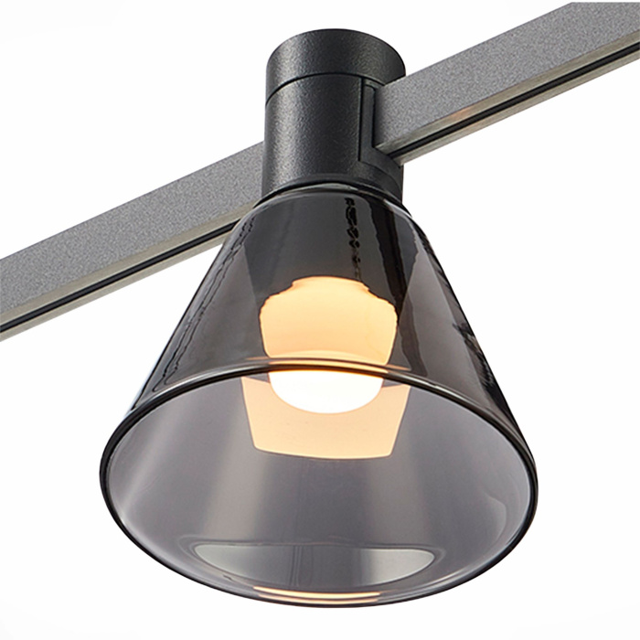 Магнитный трековый светильник FARM Черный LED 1*3W 4000K 78Lm Ra90 120 IP20 D90xH102 2 ST814.446.03