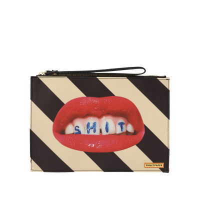 Клатч Seletti Shit Striped 2585