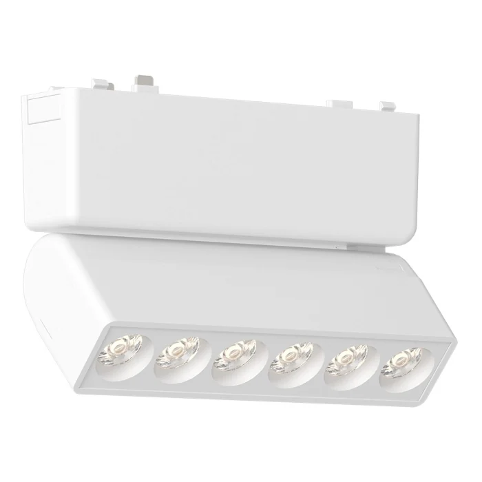 Магнитный трековый светильник Белый LED 1*6W 3000K 360Lm Ra>90 IP20 L122xW26xH82 48V ST675.536.06