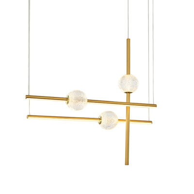 Подвесной светильник Delight Collection MD21001050 MD21001050-3B gold