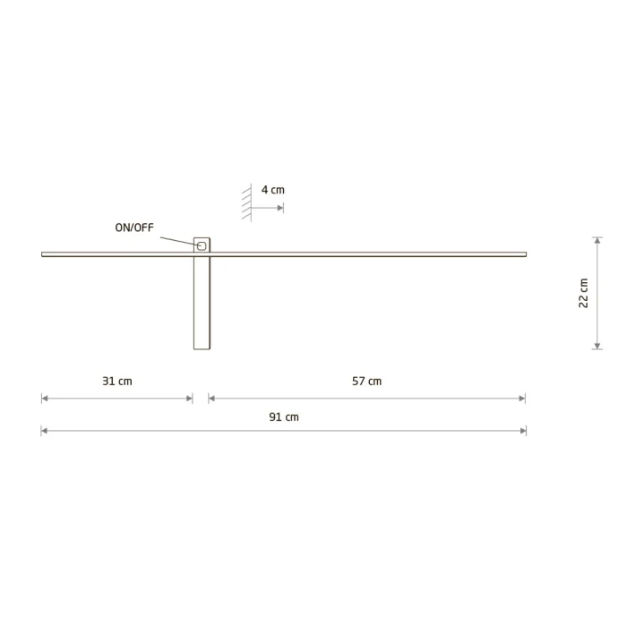Настенный светильник Nowodvorski Impulse Led Black 8116