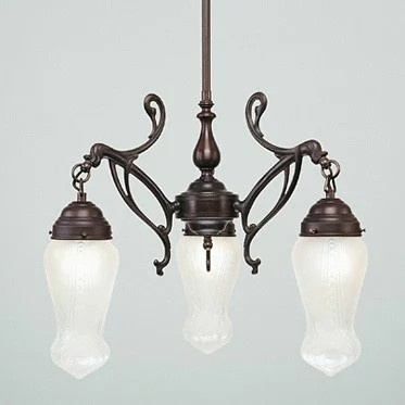 Люстра на штанге Berliner Messinglampen D27-114gsA