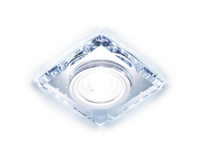 Встраиваемый точечный светильник MR16 со светодиодной подсветкой Ambrella light S215 CL