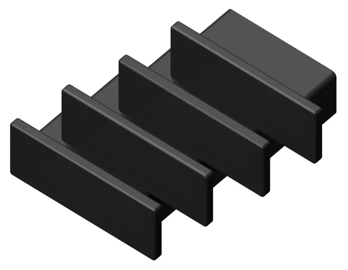 Заглушка для накладного алюминиевого профиля GP1700 (комплект 4шт) Ambrella light GP8320