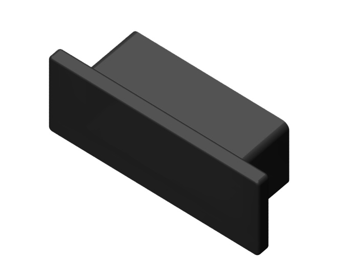 Заглушка для накладного алюминиевого профиля GP1700 (комплект 4шт) Ambrella light GP8320